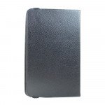 Wholesale Universal 7 inch 360 Premium Flip Leather Tablet Case (Black)